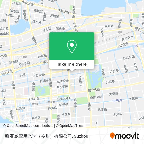唯亚威应用光学（苏州）有限公司 map