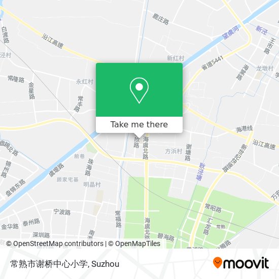 常熟市谢桥中心小学 map