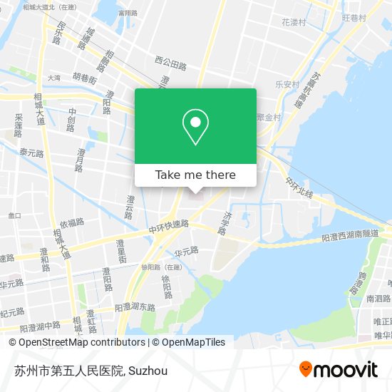 苏州市第五人民医院 map