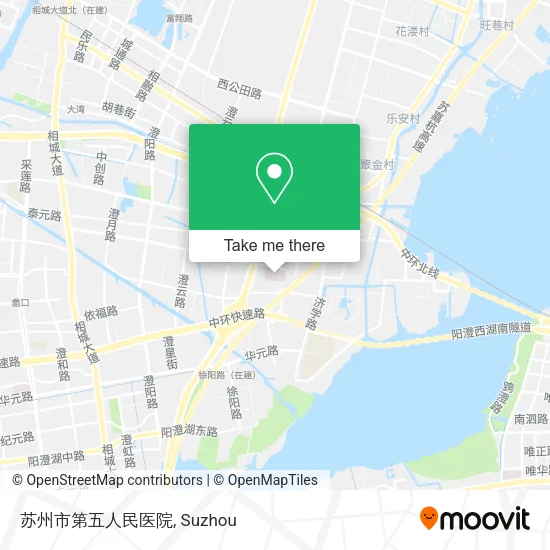 苏州市第五人民医院 map