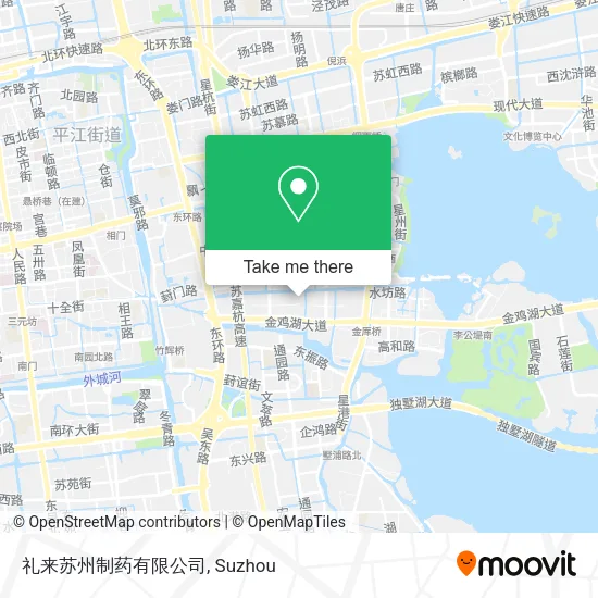 礼来苏州制药有限公司 map