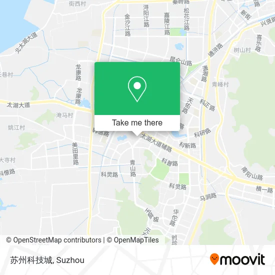 苏州科技城 map