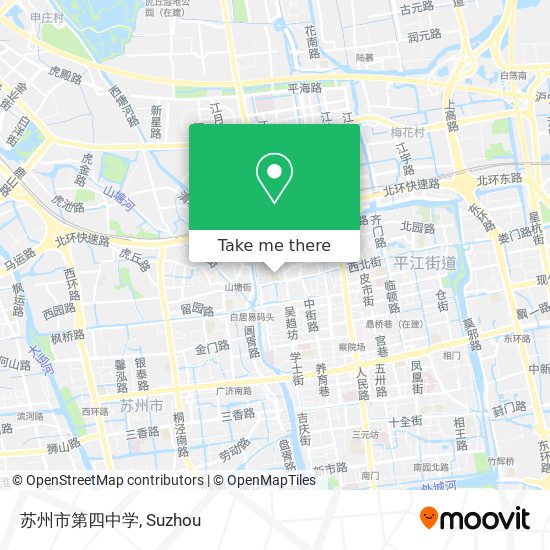 苏州市第四中学 map