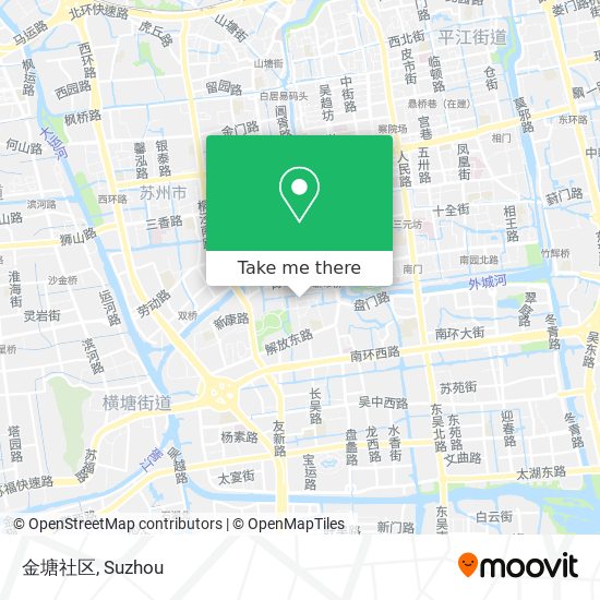 金塘社区 map