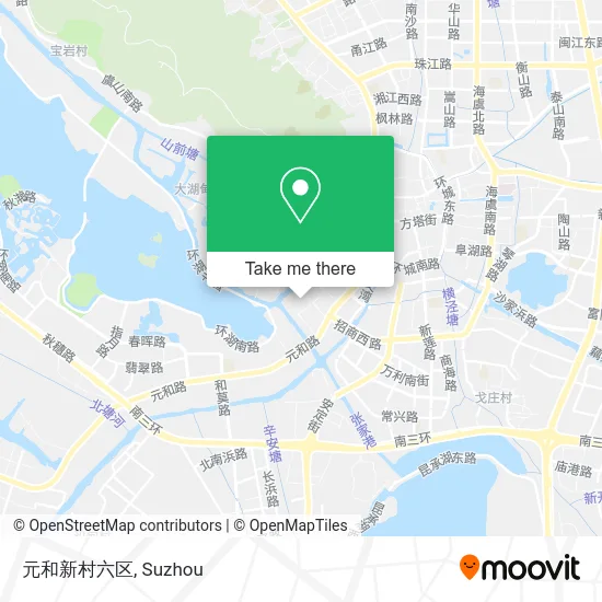 元和新村六区 map