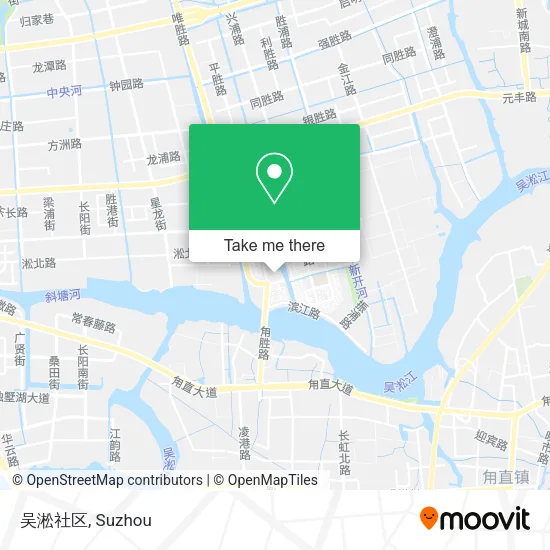 吴淞社区 map