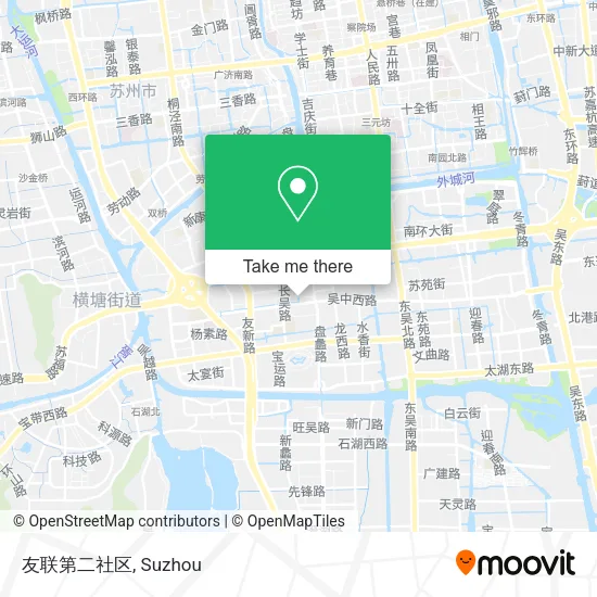 友联第二社区 map