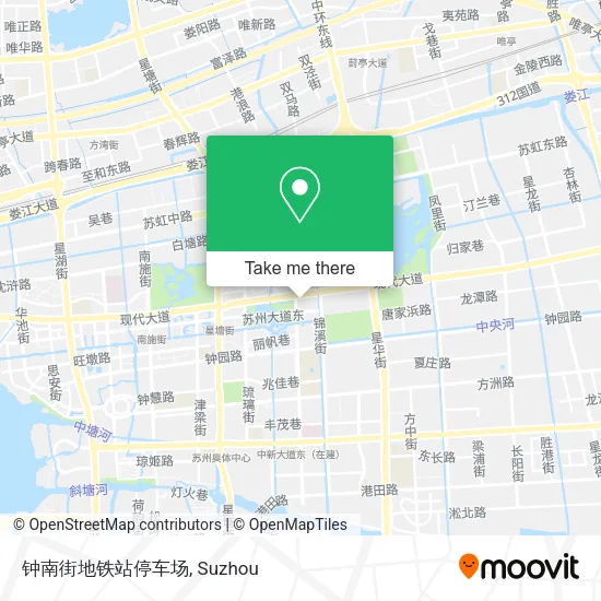 钟南街地铁站停车场 map