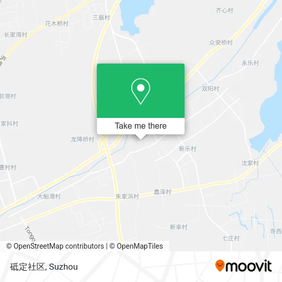 砥定社区 map
