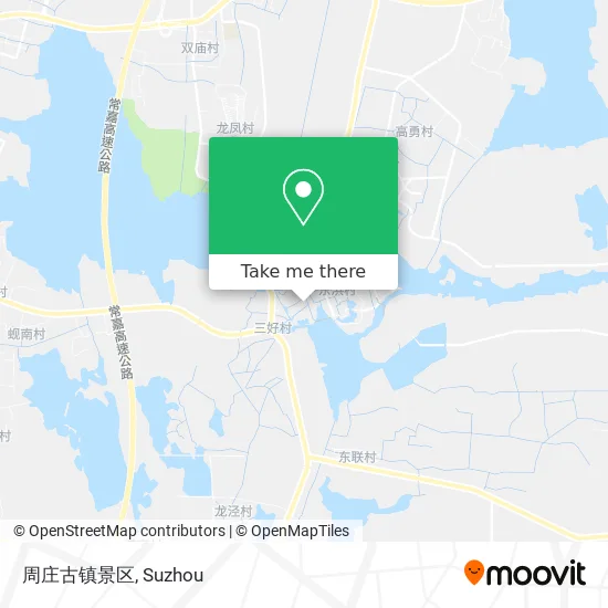 周庄古镇景区 map