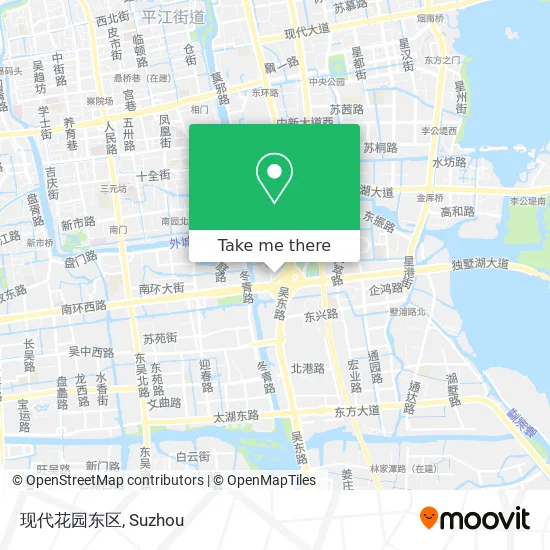 现代花园东区 map