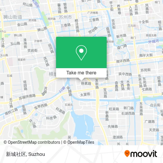 新城社区 map