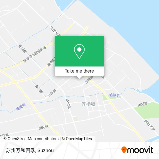 苏州万和四季 map