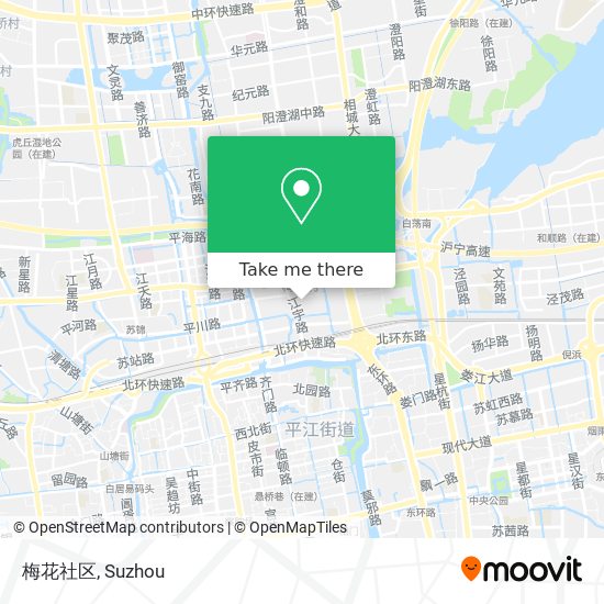 梅花社区 map