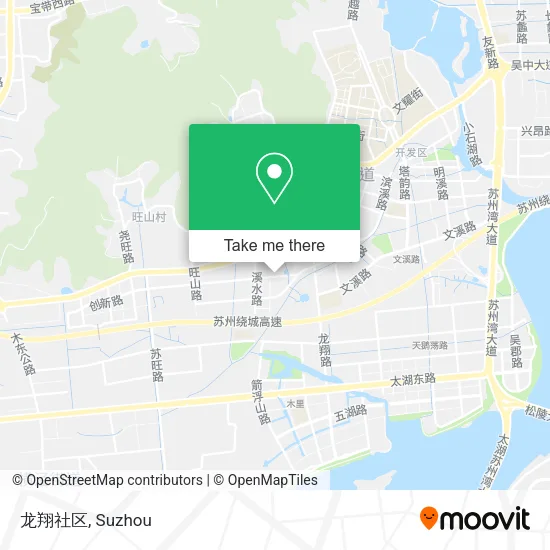 龙翔社区 map
