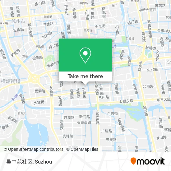 吴中苑社区 map