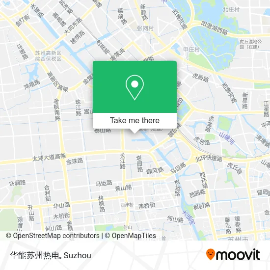 华能苏州热电 map