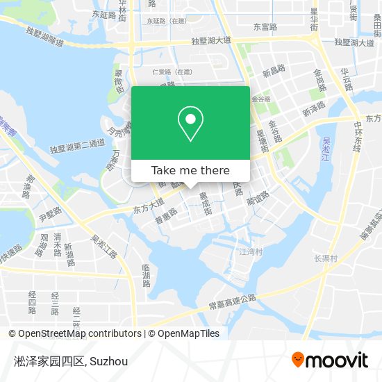 淞泽家园四区 map