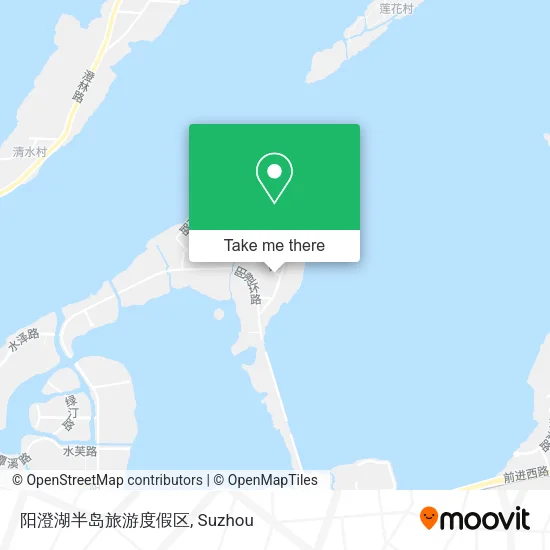 阳澄湖半岛旅游度假区 map
