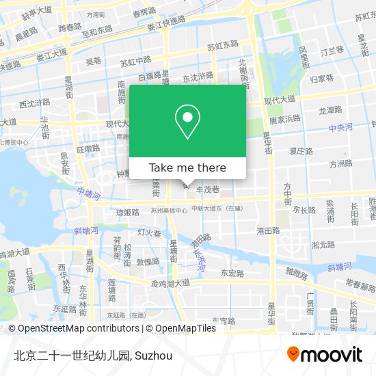 北京二十一世纪幼儿园 map
