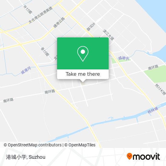 港城小学 map