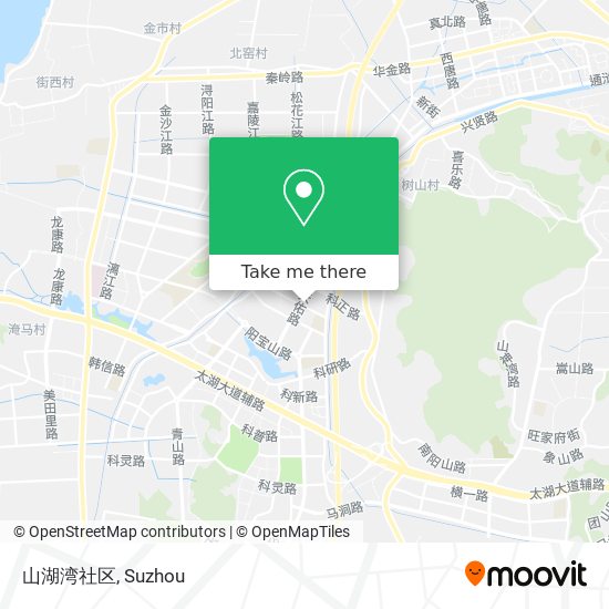 山湖湾社区 map