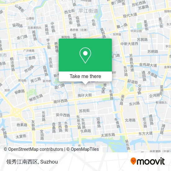 领秀江南西区 map