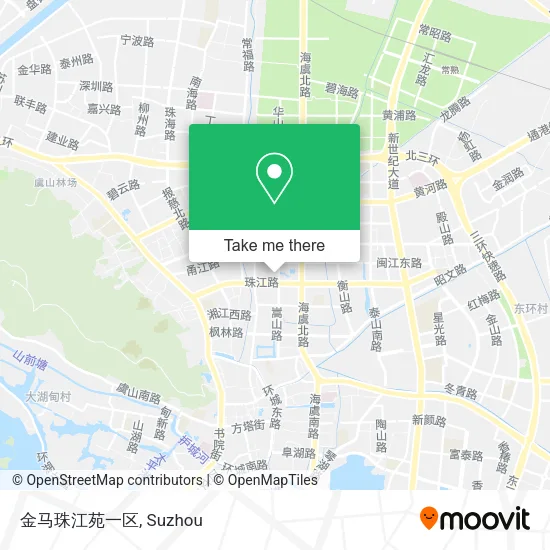 金马珠江苑一区 map