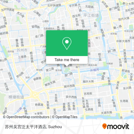 苏州吴宫泛太平洋酒店 map