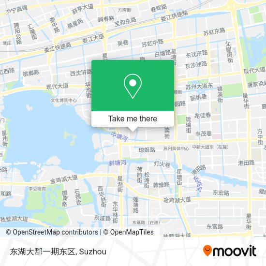 东湖大郡一期东区 map