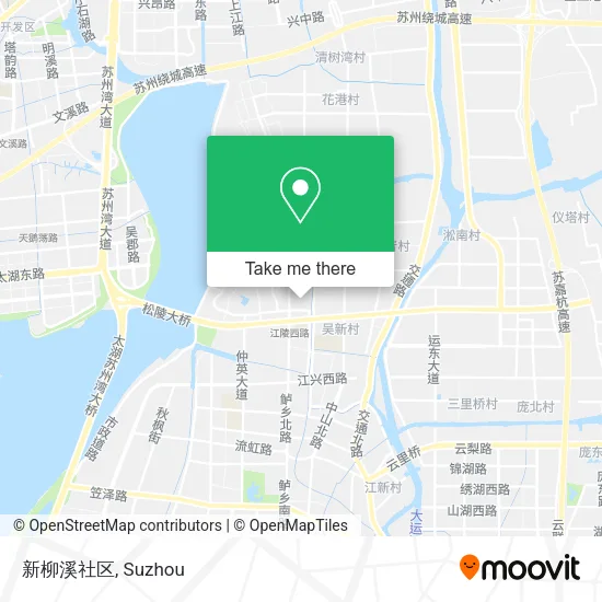 新柳溪社区 map