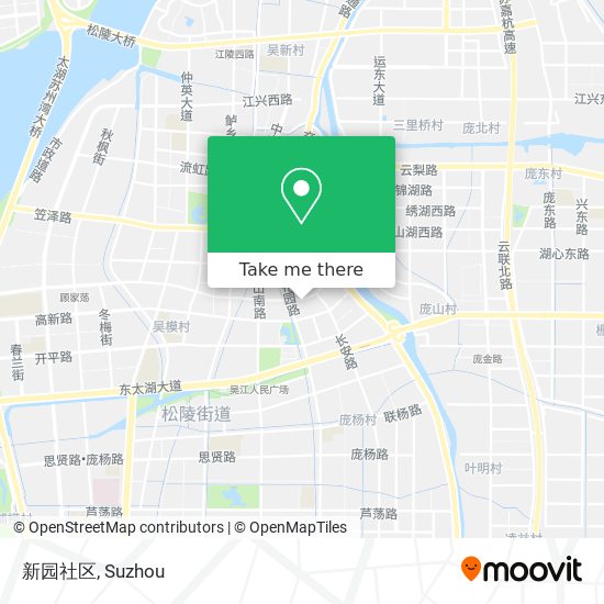 新园社区 map