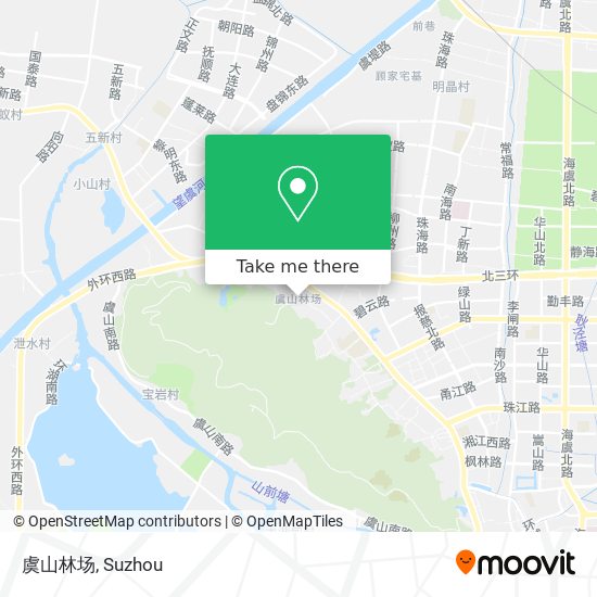 虞山林场 map