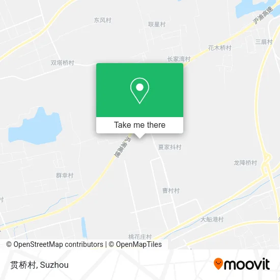 贯桥村 map
