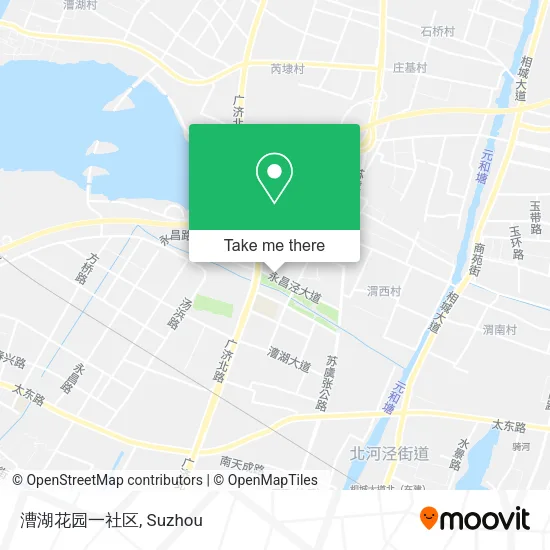 漕湖花园一社区 map