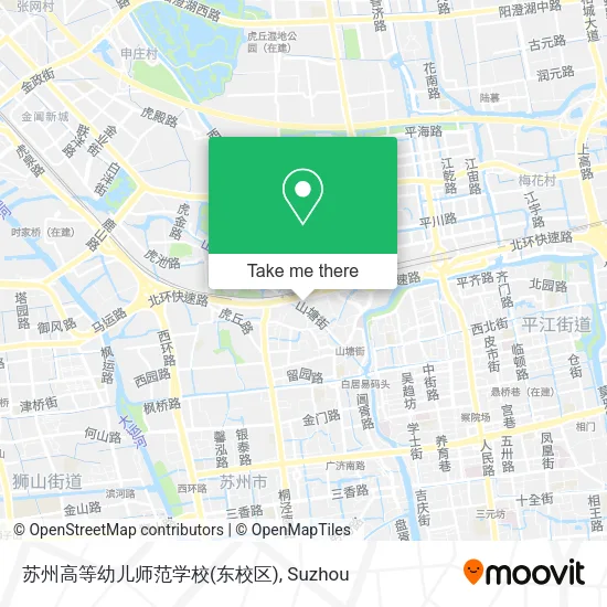苏州高等幼儿师范学校(东校区) map