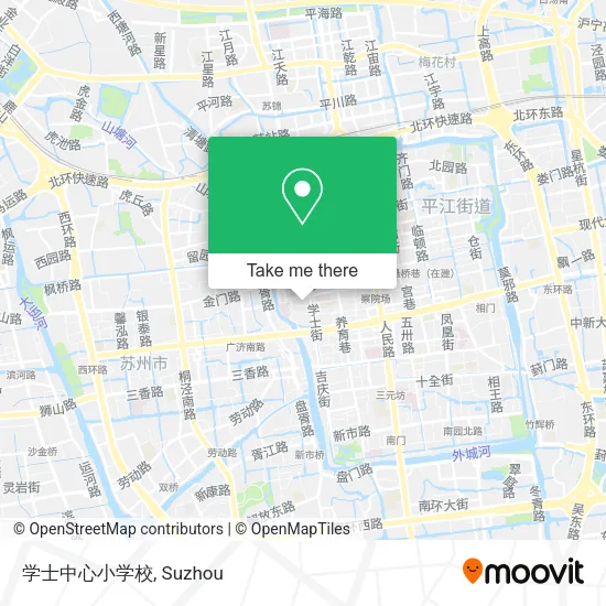 学士中心小学校 map