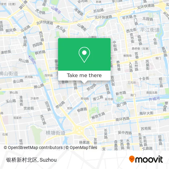 银桥新村北区 map