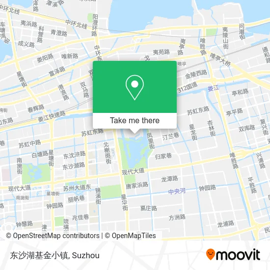 东沙湖基金小镇 map