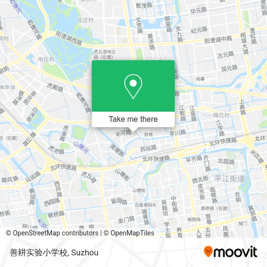 善耕实验小学校 map