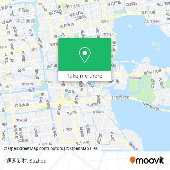 通园新村 map