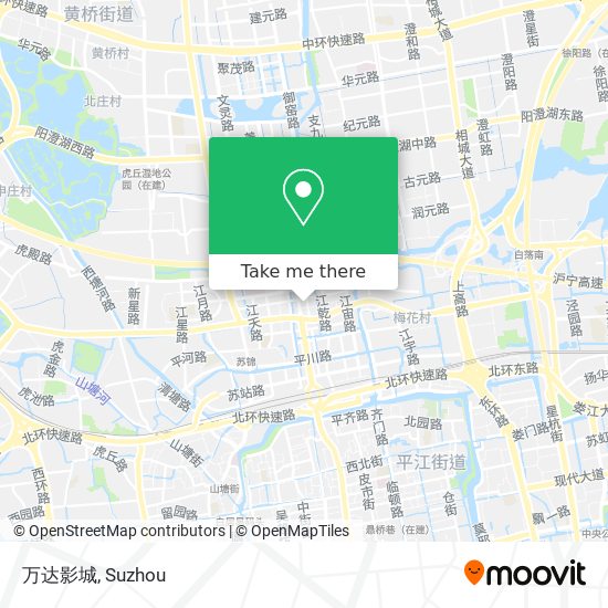 万达影城 map