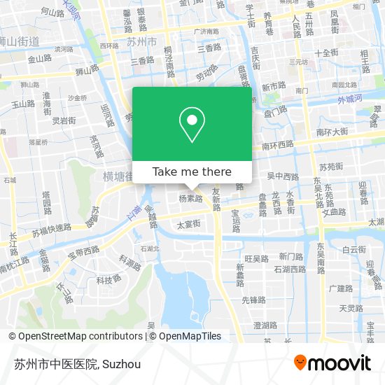苏州市中医医院 map