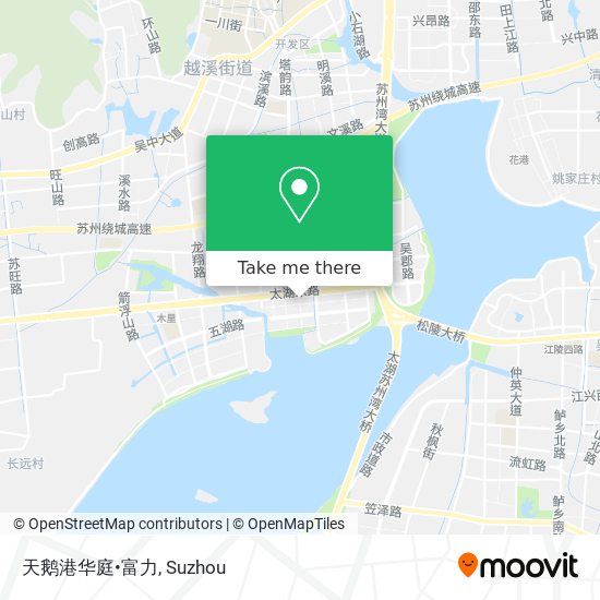 天鹅港华庭•富力 map
