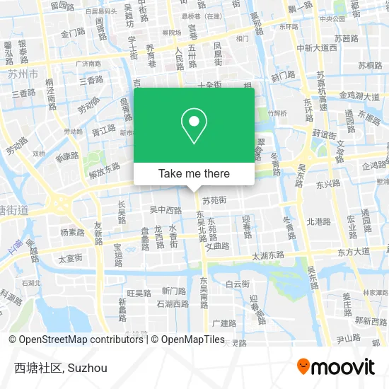 西塘社区 map