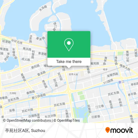亭苑社区A区 map