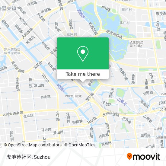 虎池苑社区 map
