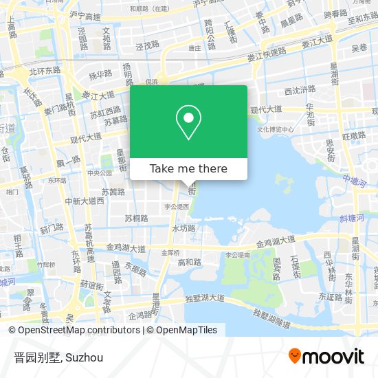 晋园别墅 map