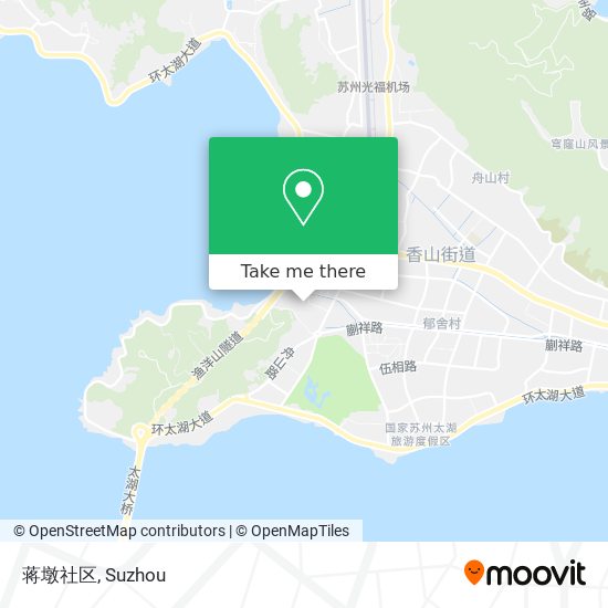 蒋墩社区 map