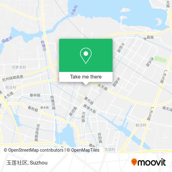 玉莲社区 map